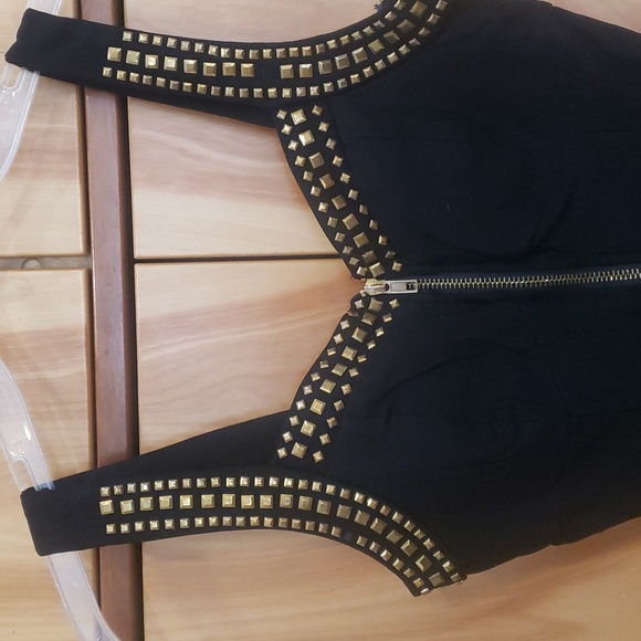 Forever 21 Zip front, bodycon dress. A couple of missing hardwear. - Picture 2 of 5